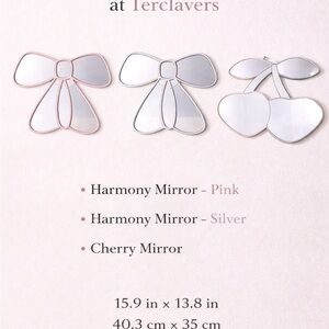 Harmony Mirror – Pink | Silver 
Decorative Wall Mirror Art